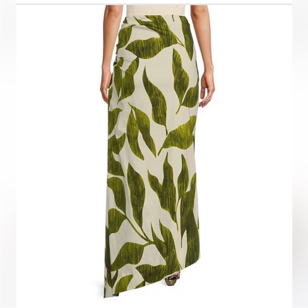 NWT Antonio Melani x M.G. Style Lyons Printed Faux Wrap Asymmetric Skirt - Picture 10 of 12